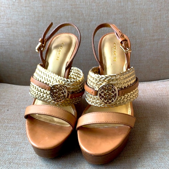 Coach Wedge Sandals - Picture 3 of 9